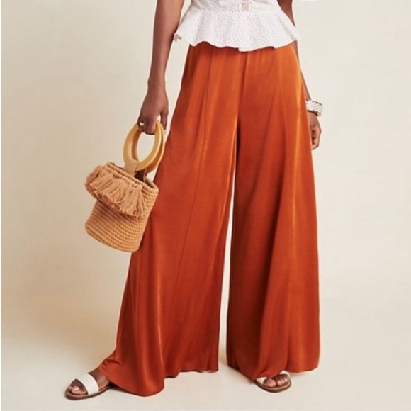 Anthropologie Maeve Shiloh Knit Wide-Leg Pants‎ - Picture 1 of 12